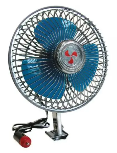Ventilatore auto 12V portatile oscillante silenzioso raffreddamento cabina
