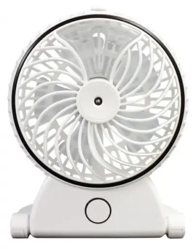 Ventilatore portatile ricaricabile con funzione umidificatore aria ambiente