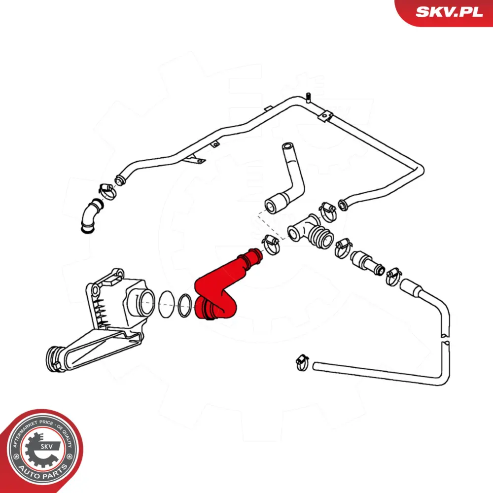 Ventilazione monoblocco per Audi A4 B5 (8D2) A4 B5 Avant (8D5) 058 103 213
