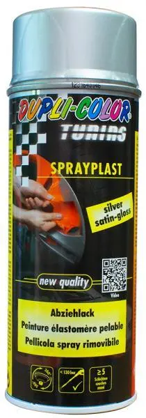 Vernice spray antiruggine rimovibile argento effetto metallizzato 400 ml