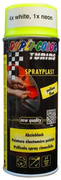 Vernice spray antiruggine rimovibile giallo fluo opaco 400 ml