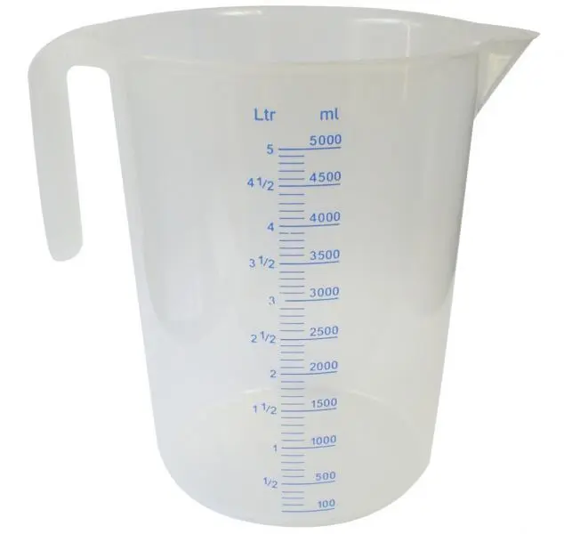 Versatore liquidi graduato contenitore dosatore tanica plastica 5 litri