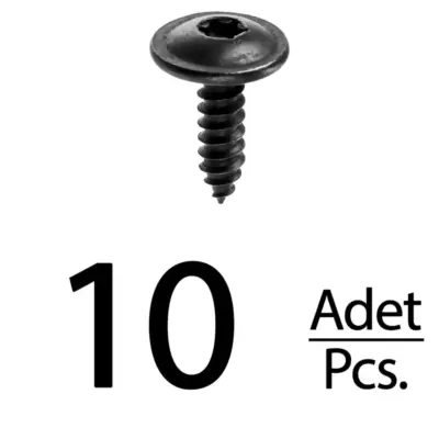 Viti Cofano Torx per Volkswagen Golf Passat Beetle Cabrio - 10 Pezzi
