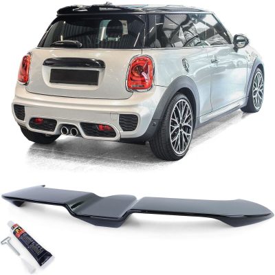Spoiler Posteriore Tetto Nero Lucido per Mini One Cooper F55 F56 dal 13