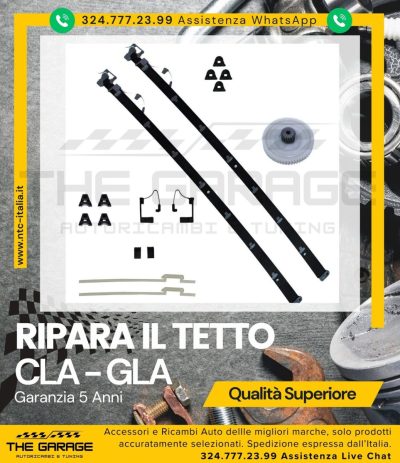 Kit Riparazione Tetto Apribile Panoramico per Mercedes Classe CLA W117 GLA W156