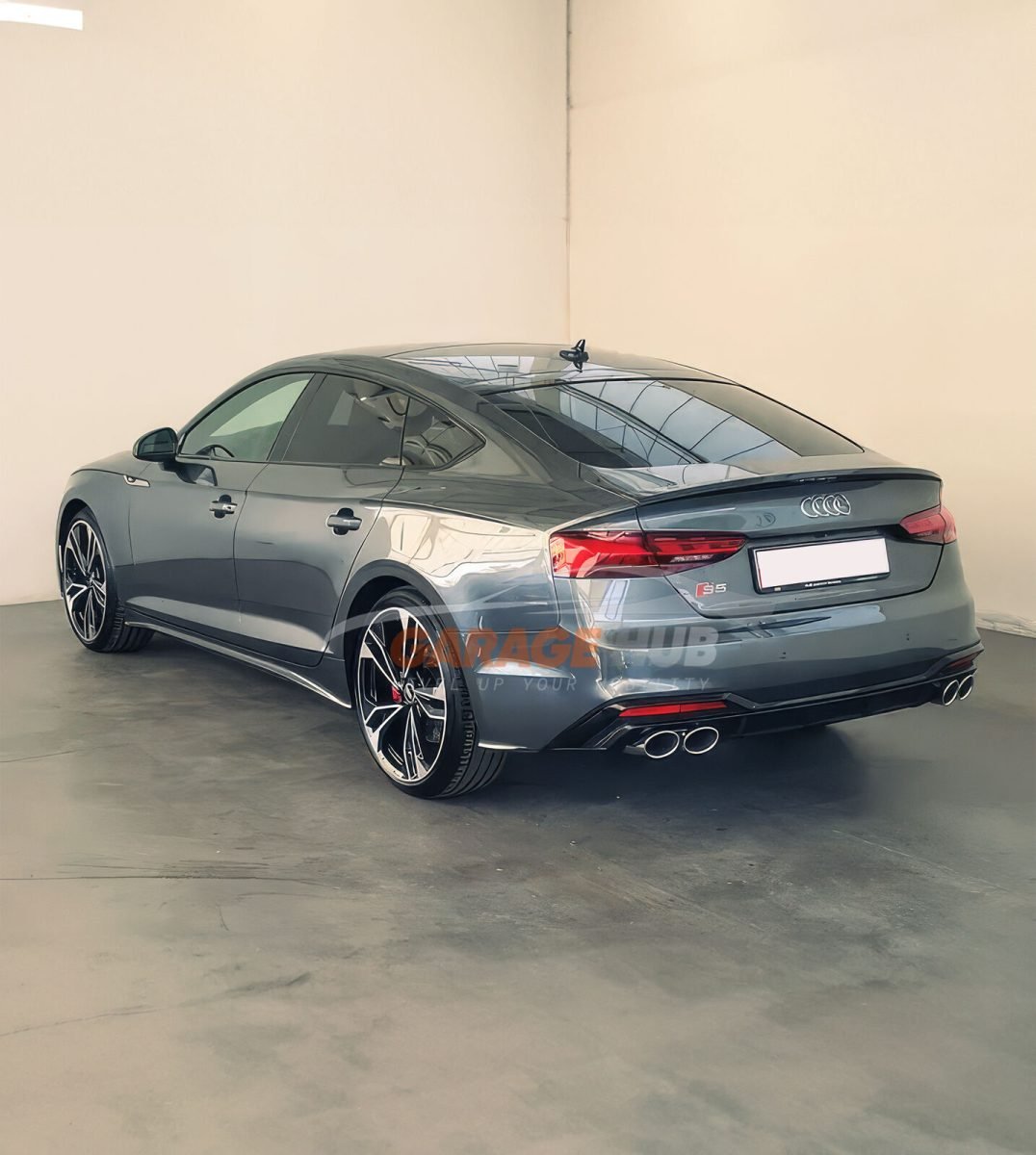 Diffusore *S5 Design* per Audi A5 dal 2021+ per paraurti S-Line Nero Lucido ABS