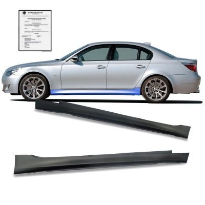 Minigonne Laterali Sportive Tuning per BMW Serie 5 E60 E61 (2003-2010)