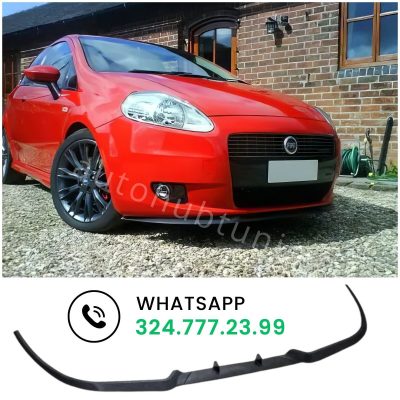 ⭐ Fiat Punto EVO Grande Lama Frontalesotto Paraurti Splitter Spoiler Anteriore