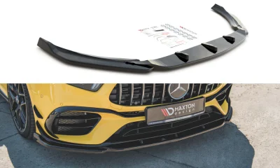 Maxton Splitter anteriore Opaco per Mercedes Classe A W177 2017+ A45 S Aero Pack
