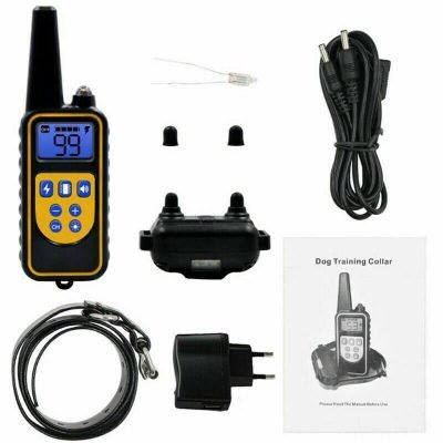 Collare+Telecomando 800m per Addestramento Cani Vibra impulso light impara subit