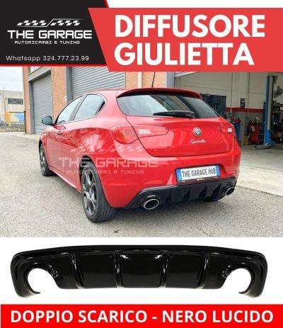 Diffusore Giulietta Dam Posteriore *Quadrifoglio Sport Look* ABS Spoiler Lucido