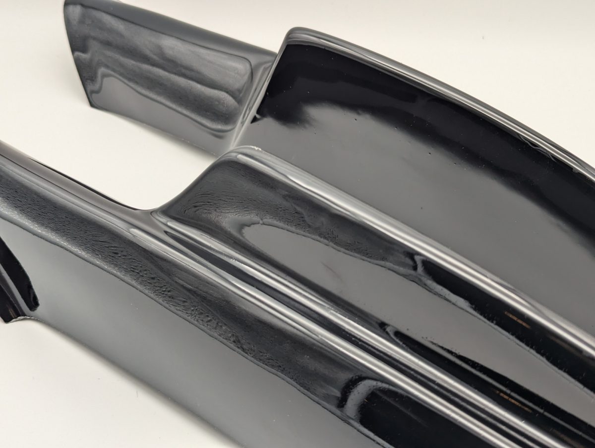Flaps *M3-LOOK* Splitter Paraurti per BMW Serie 3 320 320D E90 E91 2005-2008