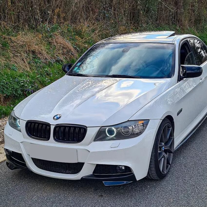 Flaps *M3-LOOK* Splitter Paraurti per BMW Serie 3 320 320D E90 E91 2005-2008