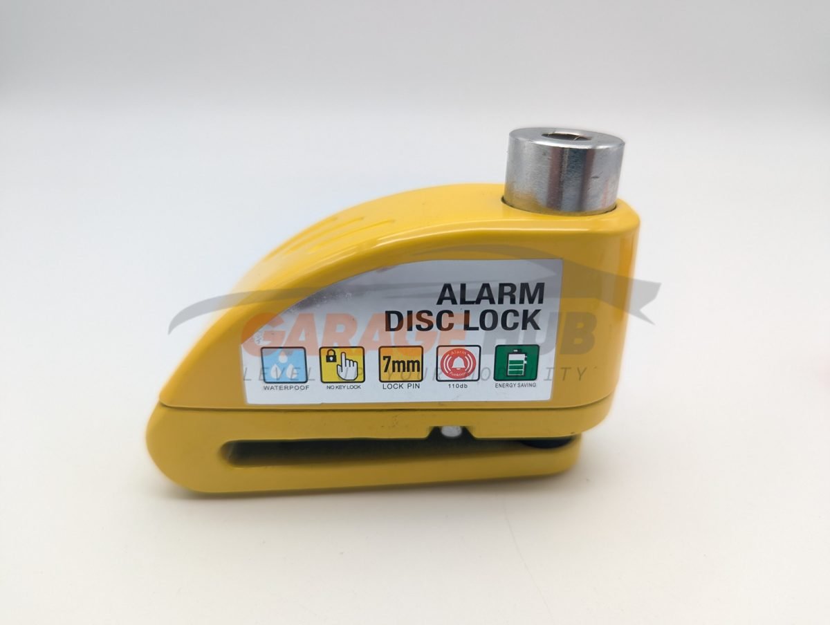 Lucchetto Antifurto Moto Bloccadisco Moto con Allarme Sonoro 110dB per Moto 6MM