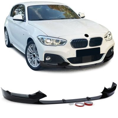 Splitter Lama anteriore M1 per BMW Serie 1 F20 F21 LCI con M-Tech Nero Lucido