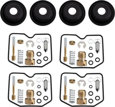 4x Set Revisione + Membrane Carburatore✨Suzuki✨GSF600 GSF600S Bandit 1996-2004