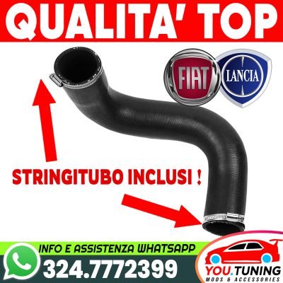 ➡️Manicotto Intercooler Tubo per Fiat Bravo II Lancia Delta III 1.6 Multijet