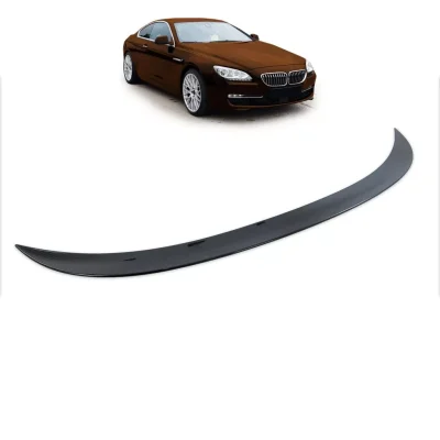 Spoiler Posteriore Bagagliaio carbonio Lucido per BMW Serie 6 F13 Coupè + M